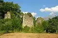 Les ruines du château fort de Revel.