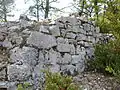 Ruines du château médiéval de Montréal.