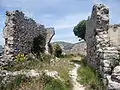 Ruines du vieux village.