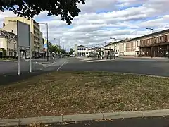 La gare routière de Châteauroux en 2017.