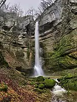 La grande cascade de Raffenot.