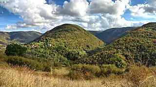 Le village et la vallée de Raffenot.