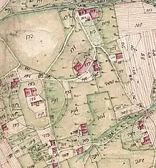 Châteaux et bourg en 1730.