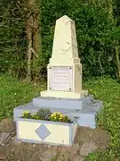 Monument pour Ambroise Jacquin, assassiné par la Gestapo.