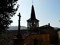 Clocher de l'église Saint-Barthélémy de Châtillon d'Azergues.