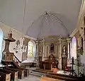 Le chœur de l’église Saint-Laurent.