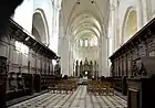 Le chœur de l'abbatiale.