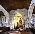 Le chœur et le transept.