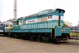 Locomotive à Tallinn (2005).