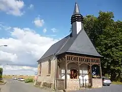 La chapelle ouverte pour la neuvaine, en juillet 2016.