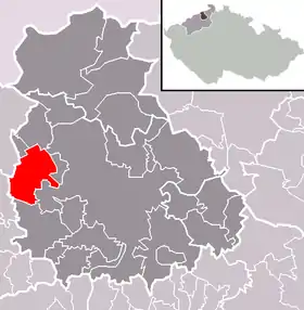 Localisation de Chabařovice