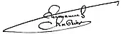 signature d'Emmanuel Chabrier