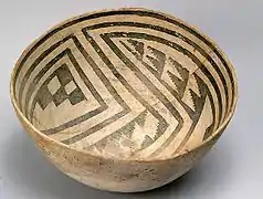 Bol en céramique précolombien (culture Anasazi, Xe siècle).