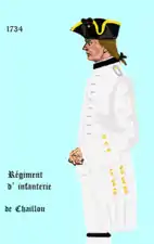 Uniforme de 1734 à 1762