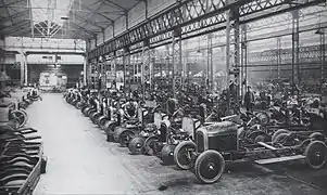 Chaîne de production de la Citroën Type A