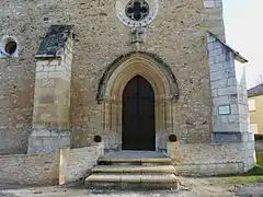 Le portail de l'église.