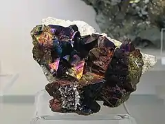 Chalcopyrite Grube Georg, Westerwald, Allemagne