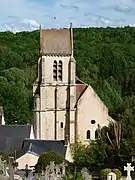 Le clocher de l'église.