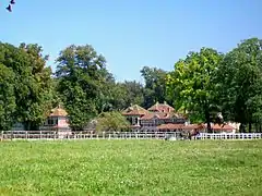 Le haras de Plaisance, au Plessis-Chamant.