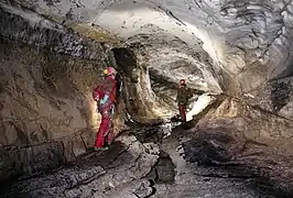 Galerie Thénardier de la grotte des Chamois.