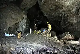 Bivouac de la galerie des Hormones.