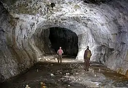 Valette Highway dans la grotte des Chamois.