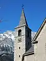 Chamoson, église paroissiale, clocher.