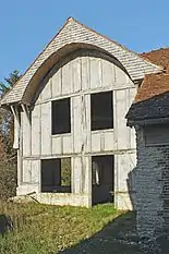 Maison à pignon champenois.