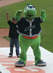 Mascotte des Lake Monsters du Vermont.