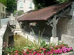 Lavoir de la fin du XIXe siècle, rue de Welwyn.