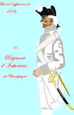 régiment de Champagne de 1776 à 1779