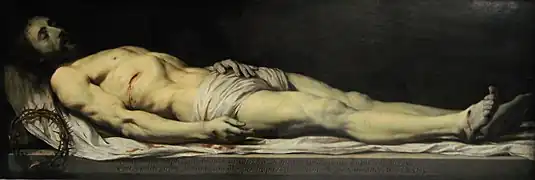 Le Christ mort couché sur son linceul (avant 1654) par Philippe de Champaigne