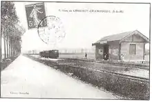 La gare de Champdeuil - Crisenoy en 1906