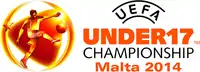 Logotype du championnat d'Europe de football des moins de 17 ans 2014