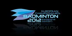 Description de l'image Championnats d'Europe de badminton 2012 logo.jpg.