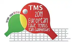 Description de l'image Championnats d'Europe de tennis de table 2014 logo.jpg.