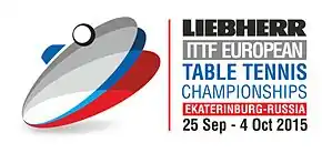 Description de l'image Championnats d'Europe de tennis de table 2015 logo.jpg.