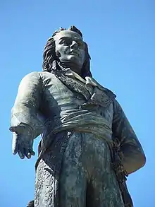 Statue de Jean-Étienne Championnet sur le Champ de Mars.