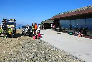 Ravitaillement de la Croix de Chamrousse.