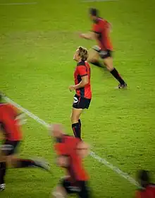 Jonny Wilkinson lors d'un match du RC Toulon