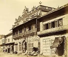 Le Chandni Chowk, en 1858.