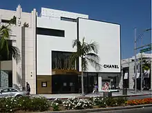 Boutique Chanel sur Rodeo Drive.