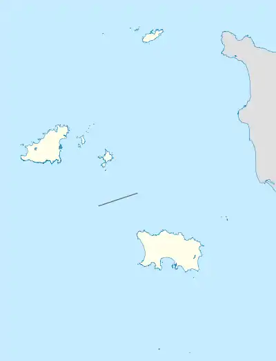 Carte des Îles Anglo-Normandes