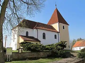 Chanovice  : église de la Sainte-Croix.