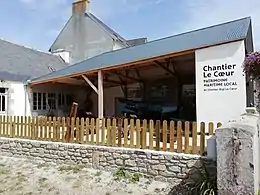 Vue générale du chantier, devenu musée