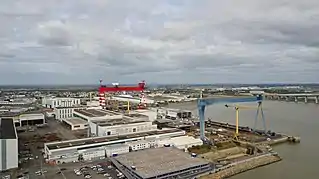 Chantiers de l'Atlantique - Site de construction