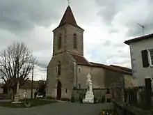 L'église de Chantrezac