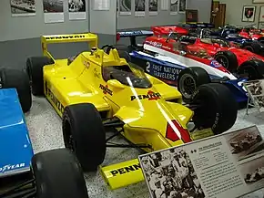 La Chaparral 2K-Cosworth victorieuse de l'Indy 500 en 1980 (IMS Hall of Fame Museum).
