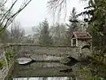 Le petit pont et son châtelet d'accès.