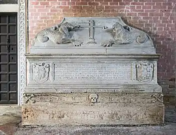 La tombe de sénateur Marino Cavalli